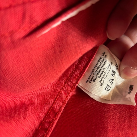 Women’s Vintage Eddie Bauer Button Up Jacket, Size L, 55% Linen 45% Cotton - Picture 6 of 9